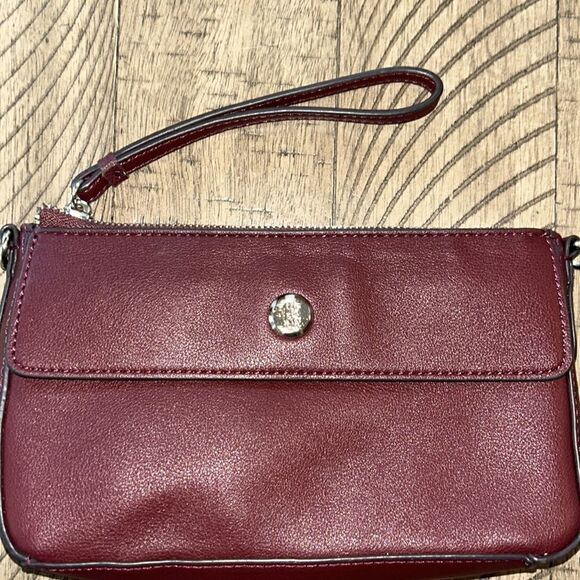 Chap’s Ralph Lauren Europe Vegan 🌱 Clutch with Handle zip interior compartments - Picture 1 of 17